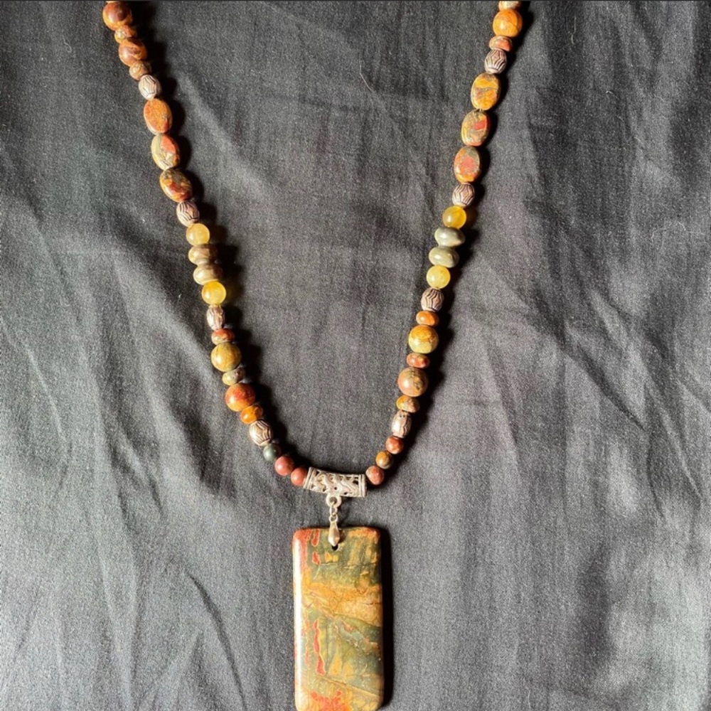 Handmade beaded necklace